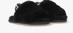 zwarte ugg pantoffels fluff yeah slide