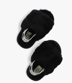 zwarte ugg pantoffels fluff yeah slide
