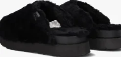 zwarte ugg pantoffels w fuzz sugar slide