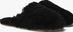 zwarte ugg pantoffels w maxi curly slide
