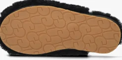 zwarte ugg pantoffels w maxi curly slide