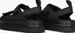zwarte ugg platte sandalen k goldenglow
