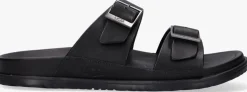 zwarte ugg slippers m wainscott buckle slide