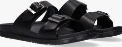 zwarte ugg slippers m wainscott buckle slide