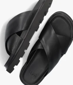 zwarte ugg slippers w capitelle crossband