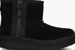 zwarte ugg vachtlaarzen classic mini zipper k