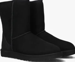 zwarte ugg vachtlaarzen classic short ii