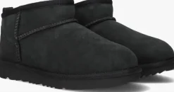 zwarte ugg vachtlaarzen classic ultra mini kids