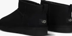 zwarte ugg vachtlaarzen m classic ultra mini