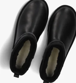 zwarte ugg vachtlaarzen m classic ultra mini
