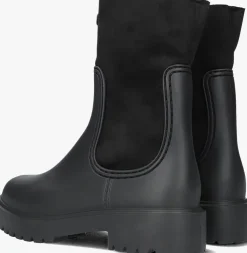 zwarte unisa enkelboots fluor