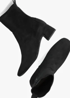 zwarte unisa enkellaarsjes lemico