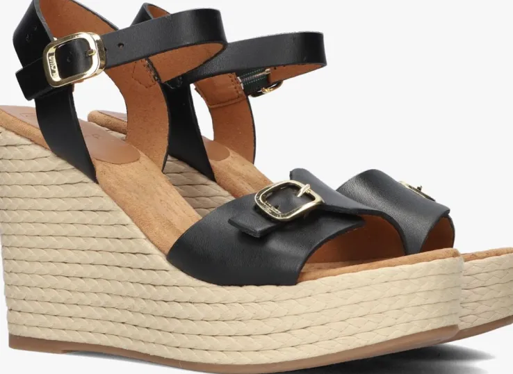 zwarte unisa sandalen melao