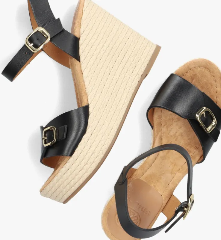 zwarte unisa sandalen melao