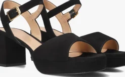 zwarte unisa sandalen met hak ney