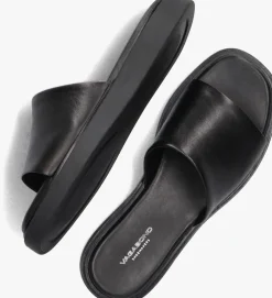 zwarte vagabond shoemakers slippers connie 201