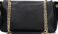 zwarte valentino bags schoudertas winter re flap bag