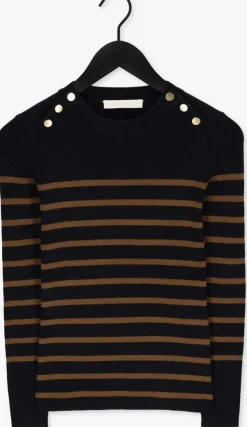 zwarte vanessa bruno trui vic pull col rond