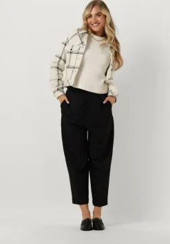 zwarte vanilia chino wool relaxed chino