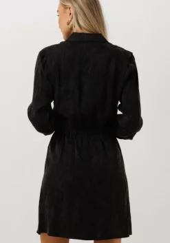 zwarte vanilia mini jurk romantic structure dress