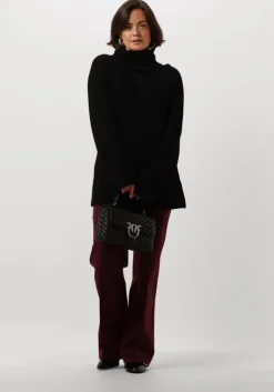 zwarte vanilia trui oversized turtle sweater