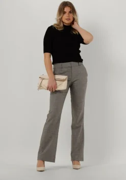 zwarte vanilia trui top rib stitch