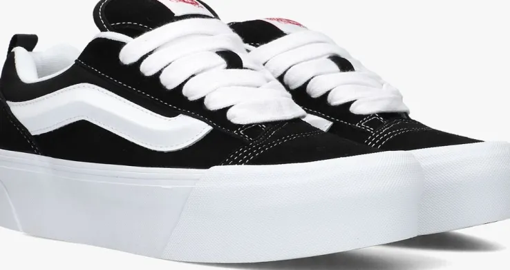 zwarte vans lage sneakers knu stack