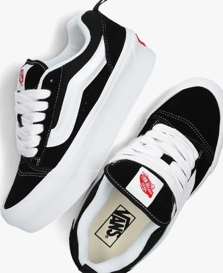 zwarte vans lage sneakers knu stack