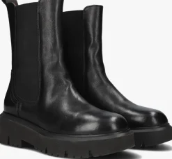 zwarte via vai chelsea boots ziva rush