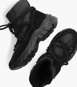 zwarte via vai enkellaarsjes sue knit