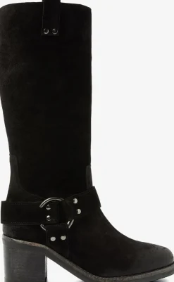 zwarte via vai hoge laarzen flo benson