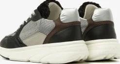 zwarte via vai lage sneakers vic celia