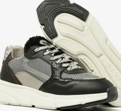 zwarte via vai lage sneakers vic celia