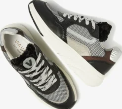 zwarte via vai lage sneakers vic celia