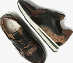 zwarte via vai lage sneakers nora sooth