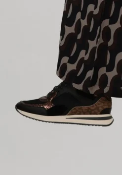 zwarte via vai lage sneakers nora sooth