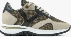 zwarte via vai lage sneakers usher elliot