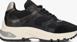 zwarte via vai lage sneakers liz curtis