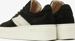 zwarte via vai lage sneakers isa romi