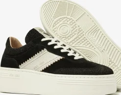 zwarte via vai lage sneakers isa romi