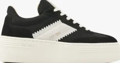 zwarte via vai lage sneakers isa lou