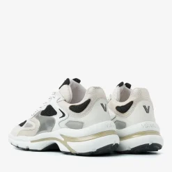 zwarte via vai lage sneakers vesper due