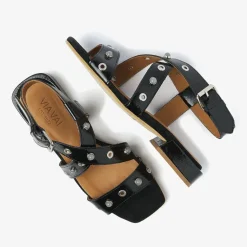 zwarte via vai sandalen gigi polly