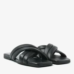 zwarte via vai slippers kiki lot