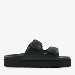 zwarte via vai slippers rae lidia