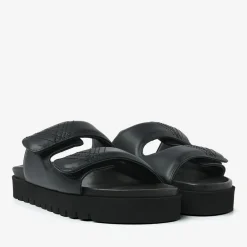 zwarte via vai slippers rae lidia