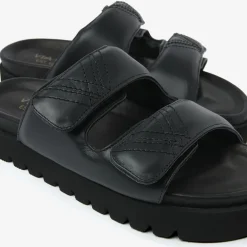 zwarte via vai slippers rae lidia