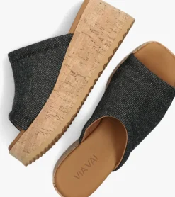 zwarte via vai slippers sissel ryde