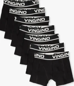 zwarte vingino boxershort boys boxer 7 pack