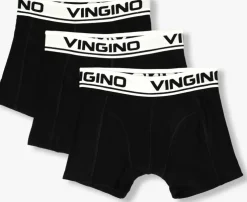 zwarte vingino boxershort boys boxer (3-pack)